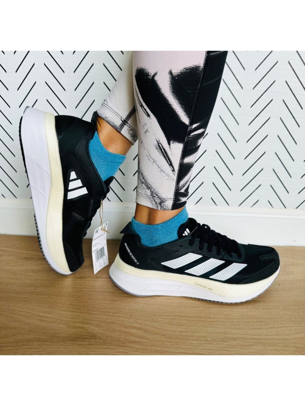 ❤️Adidas Adizero Boston 11 Sz 7.5 Women Running Shoes Athletic Black GX6657 New